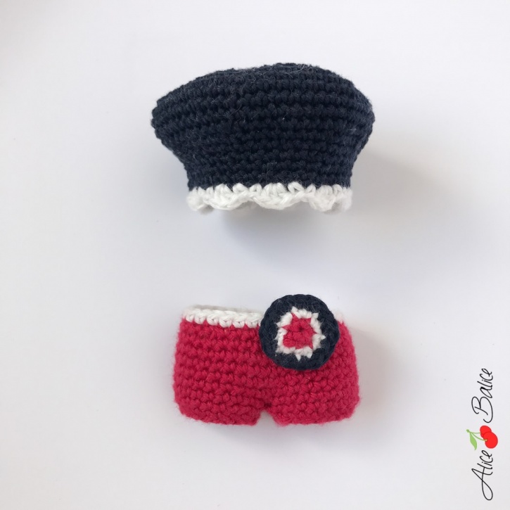 alice balice | tutoriel crochet | poupée | pattern | amigurumi | P'tit Pouce | tutoriel | France | fête nationale