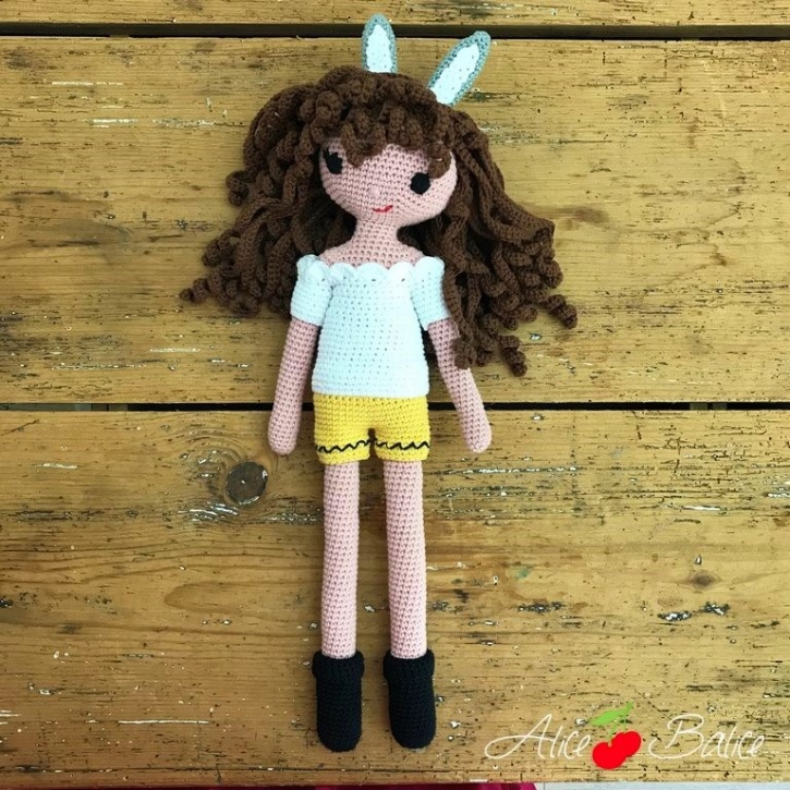 alice balice | poupée en crochet | doll | amigurumi | tutoriel | tutorial | lapin | rabbit