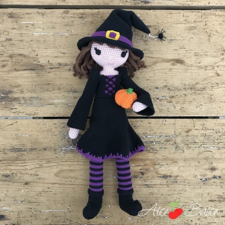 alice balice | poupée en crochet | doll | amigurumi | tutoriel | tutorial | sorcière | witch | halloween | Mélusine | Magie | sorcellerie