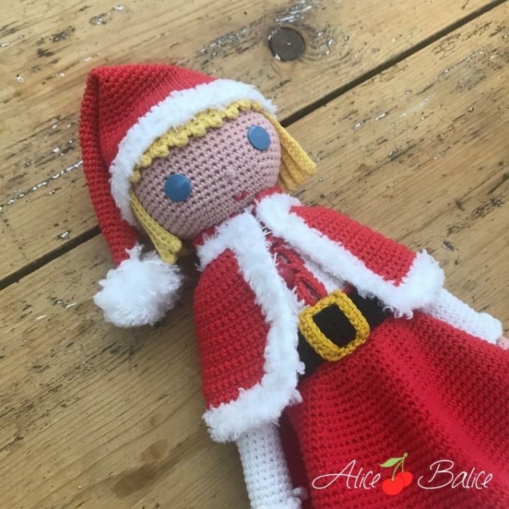 alice balice | poupée en crochet | doll | amigurumi | tutoriel | tutorial | Noël | Magie | Christmas | Mère Noël | Père Noël